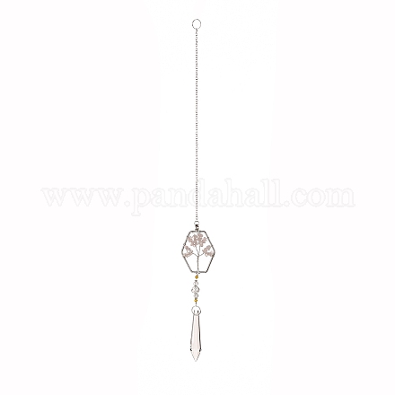 Perles acryliques en forme de larme grosses décorations pendantes HJEW-D029-01P-A-1