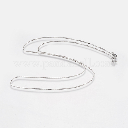 925 Sterling Silver Neckless NJEW-E119-04P-1