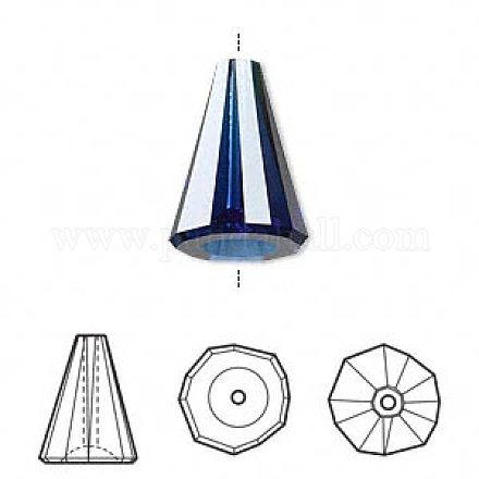 Perline di strass di cristallo austriaco 5540-12mm-288(U)-1