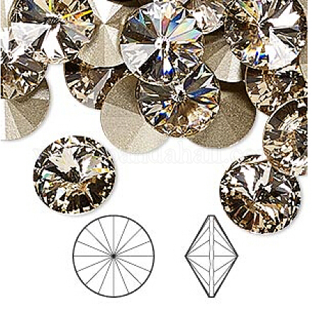 Cabujones de Diamante de imitación cristal austriaco 1122-12mm-F261-1
