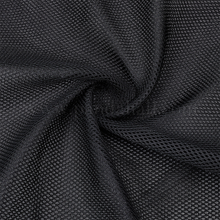 OLYCRAFT 55x39 Black Speaker Grill Cloth Speaker Fabric Cloth Stereo Grill Mesh Dustproof Polyester Speaker Grill Cloth Replacement for Speaker Repair KTV Boxes AJEW-OC0003-23-1