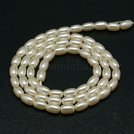 Brins de perles de baril de perles de verre écologiques HY-O001-A-03-1