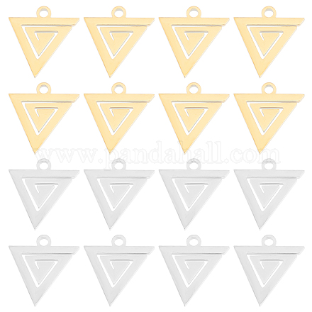 DICOSMETIC 32Pcs 2 Colors 304 Stainless Steel Charms STAS-DC0007-99-1