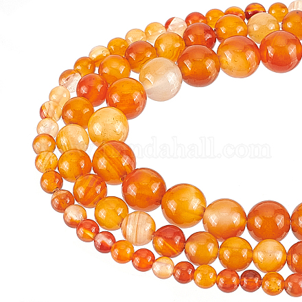 GOMAKERER 202 Pcs Natural Carnelian Beads G-GO0001-06-1