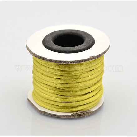 Cola de rata macrame nudo chino haciendo cuerdas redondas hilos de nylon trenzado hilos NWIR-O002-10-1