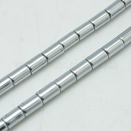 Chapelets de perles en hématite synthétique sans magnétiques G-K022-4x6mm-05-1