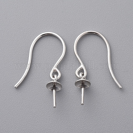Ganci di orecchini argento puro STER-I005-58P-1