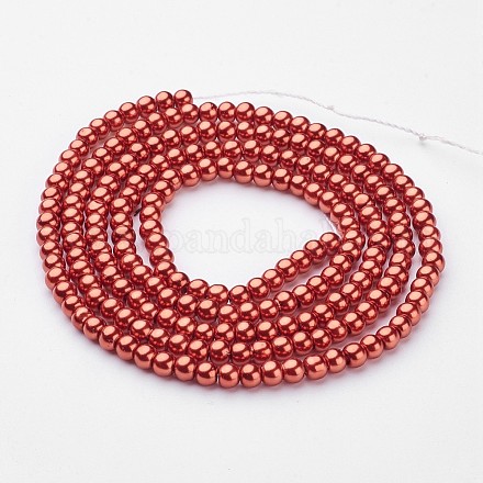 Glass Pearl Beads Strands HY-4D-B79-1