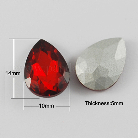 Diamante de imitación de cristal en punta X-RGLA-Q001-7-1