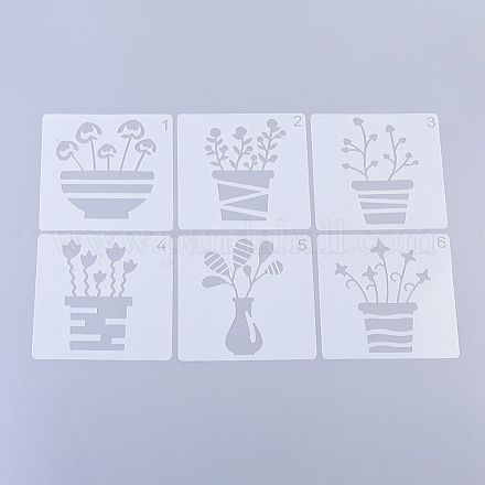 Stencil da disegno in plastica per bambini DIY-D023-13Y-1