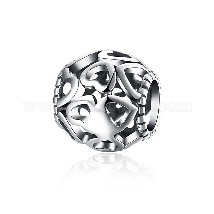 925 Sterling Silver European Beads STER-BB15835-1