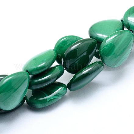 Chapelets de perles en malachite naturelle G-D0011-10B-1