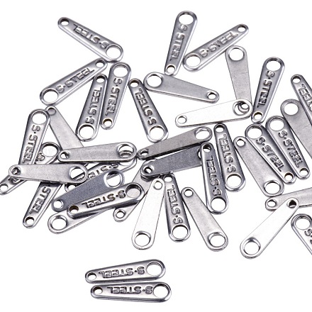 304 Stainless Steel Chain Tabs STAS-PH0002-50P-1