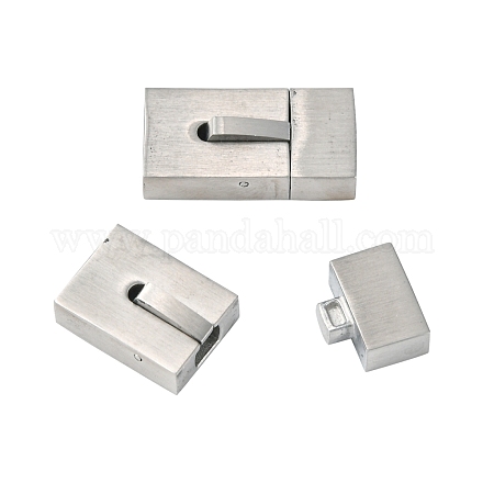 304 Stainless Steel Bayonet Clasps STAS-P180-38P-1