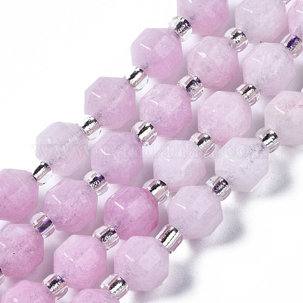 Chapelets de perles de jade blanche naturelle G-T132-051D-02-1