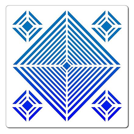 Geometric Shape Painting Template Washable Plastic Scrapbook Drawing  Template Reusable Plastic Painting Stencils for DIY 