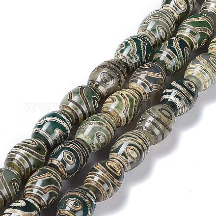 Stile tibetano perline dzi fili TDZI-E005-01A-1