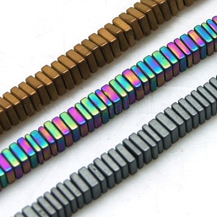 Non-magnetic Synthetic Hematite Beads Strands G-K003-3mm-MF-1