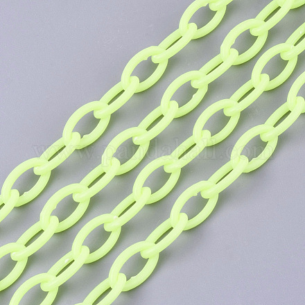 Opaque Acrylic Cable Chains SACR-N010-001H-1