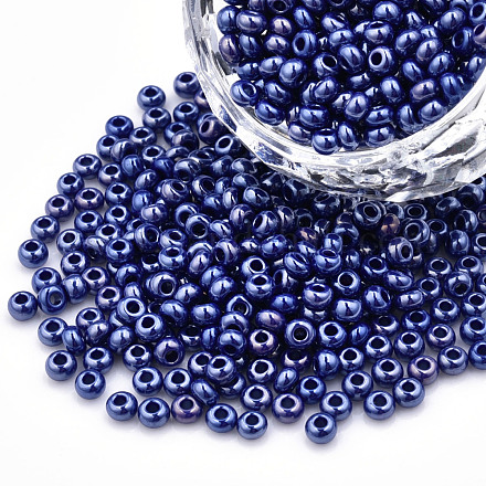 8/0 Czech Opaque Glass Seed Beads SEED-N004-003A-24-1