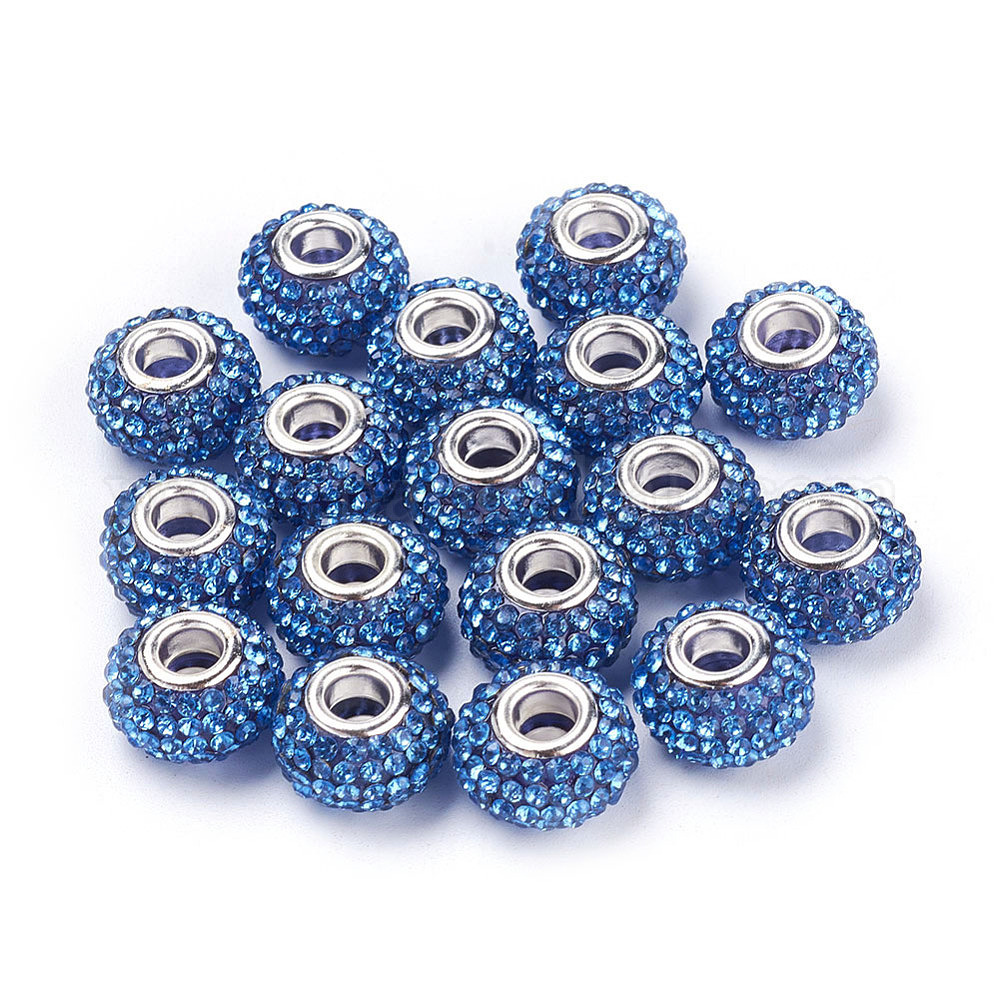 Wholesale Grade A Rhinestone European Beads