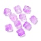 Baking Painted Transparent Glass Beads, Gradient Color, Lion, Magenta, 11.5x11x9.5mm, Hole: 1.2mm