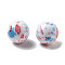 Baking Paint Opaque Acrylic Beads, Round, White, 19.5mm, Hole: 2.8mm, about 110pcs/500g