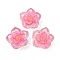 Flower Series Resin Cabochons, Camellia, Pearl Pink, 27x8mm