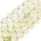 Natural New Jade Beads Strands, with Seed Beads, Oval, 13.5~14.5x10~10.5x4.5~5mm, Hole: 1mm, about 24pcs/strand, 15.24''(38.7cm)