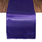 Solid Color Polyester Table Runner, for Dining Table, Rectangle, Purple, 2750x285x0.3mm