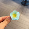Flower Plastic Claw Hair Clips, Hair Accessories for Women & Girls, Light Salmon, 40x40x30mm