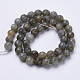 Natural Labradorite Beads Strands G-S281-08-6mm-3