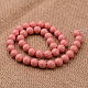 Polished Round Grade A Shell Pearl Bead Strands BSHE-M027-16mm-20-2