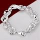 Trendy Silver Plated Brass Bridal Party Jewelry Sets SJEW-BB08953-C-5