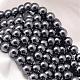 Round Shell Pearl Bead Strands BSHE-L011-6mm-A004-1