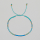 Bracelets de perles tressés en graines de verre XC9959-14-1