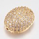 Perles de zircone cubique micro pave en Laiton KK-I614-053G-1