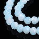 Fili di perle di vetro imitazione giada bicolore GLAA-T033-01A-05-3