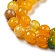 Chapelets de perles d'agate naturelle X-G-E469-02-6mm-2