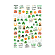 Self Adhesive Nail Art Stickers Decals for Ireland MRMJ-R096-XF3421-2