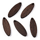 Colgantes de madera de wengué natural WOOD-T023-35-1
