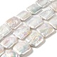 Fili di perle di keshi di perle barocche naturali PEAR-E016-010-1