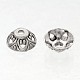 Apetalous Kegel tibetanische silberne Perlenkappen AA0544-2