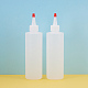 Benecreat 10 Packung 5 ml (150 ml) Plastik-Quetschflaschen mit roten Verschlusskappen - gut zum Basteln DIY-BC0009-05-5