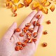 30 pièces thanksgiving citrouille breloques pendentif automne thème breloquese 3d orange citrouille breloques pour bijoux collier bracelet boucle d'oreille faire de l'artisanat JX295A-2