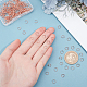 UNICRAFTALE about 300pcs Rose Gold Open Jump Rings 304 Stainless Steel O Shape Rings Jewelry Findings for DIY Bracelets Necklaces Jewelry Craft Making STAS-UN0029-56-2
