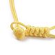 Umweltfreundliche koreanische Halskettenherstellung aus gewachstem Polyesterband AJEW-JB00497-09-3
