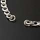 Handmade 304 Stainless Steel Curb Chains Bracelets Making Accessories AJEW-JB01021-3
