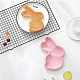 Moules en silicone de qualité alimentaire pour lapin DIY-F044-02-1