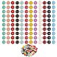 120 pièces 12 couleurs breloques en alliage plaqué or ENAM-SZ0001-64D-1
